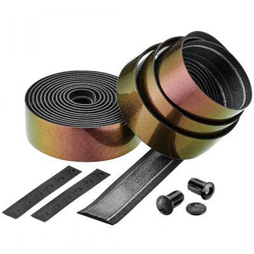 CICLOVATION Leather Touch Handlebar Tape Aurora Series 3 mm thick Aurora/Green 2000 mm-Pit Crew Cycles