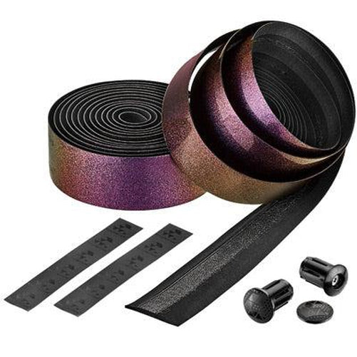 CICLOVATION Leather Touch Handlebar Tape Aurora Series 3 mm thick Aurora/Purple 2000 mm-Pit Crew Cycles