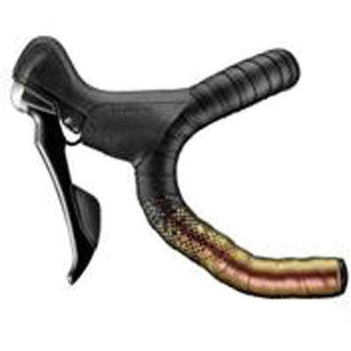 CICLOVATION Leather Touch Handlebar Tape Fusion 3 mm thick Black/Chameleon Dawn Bronze 2000 mm-Pit Crew Cycles