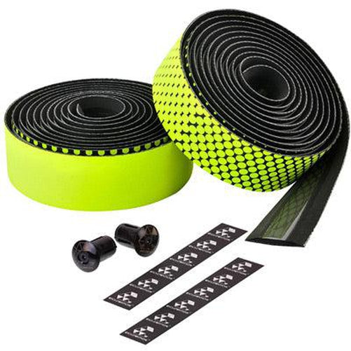 CICLOVATION Leather Touch Handlebar Tape Fusion 3.0 mm thick Neon Yellow 2000 mm-Pit Crew Cycles