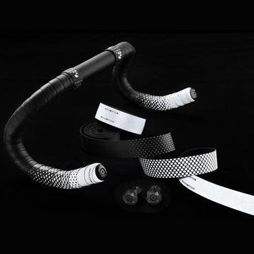 CICLOVATION Leather Touch Handlebar Tape Fusion 3.5 mm thick Black/Reflective 2000 mm-Pit Crew Cycles