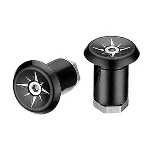 CICLOVATION Vortex Lock-In Handlebar End Plug Anodized Alloy Black-Pit Crew Cycles