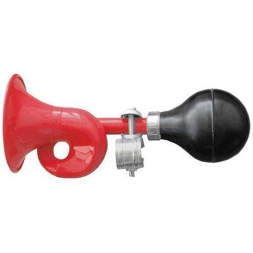 CLEAN Motion Flugel Steel Twist Bicycle Horn Red-Pit Crew Cycles