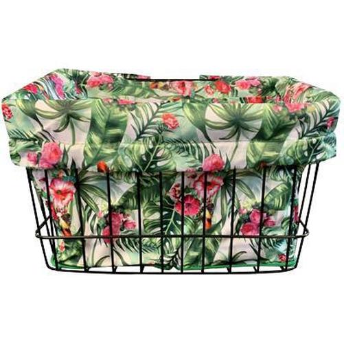 CRUISER CANDY Basket Liner Palm Rose-Pit Crew Cycles