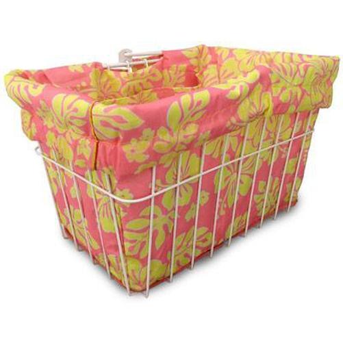 CRUISER CANDY Basket Liner Pink Lemonade Hibiscus-Pit Crew Cycles
