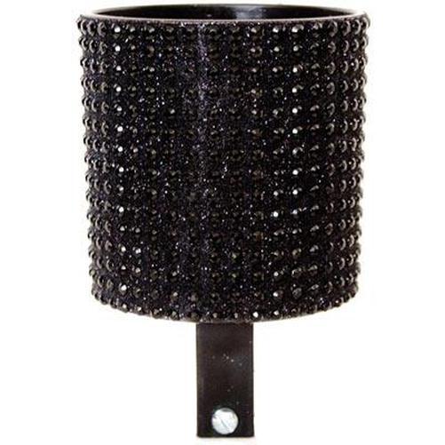 CRUISER CANDY Bling Bicycle Drink Cup Holder Black Rhinestone-Pit Crew Cycles