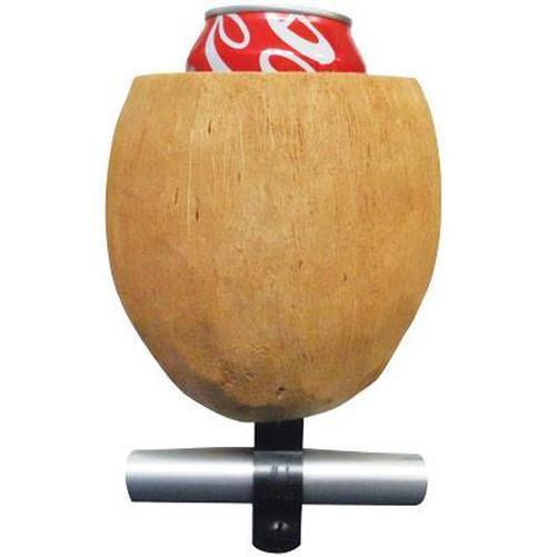 CRUISER Candy Resin/Coconut Bicycle Drink Holder Natural Plain Coconut-Pit Crew Cycles