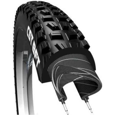 CST C1752 BFT Wire Tire 26'' / 559 x 4.00'' Black-Pit Crew Cycles