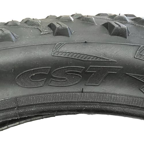 CST C1918 Fringe Single Wire Tire 20'' / 406 x 2.80'' Black-Pit Crew Cycles