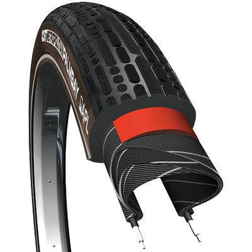 CST Metro Palm Bay C1779 Single EPS Wire Tire 700c x 40 mm Copper Brown/Reflective-Pit Crew Cycles