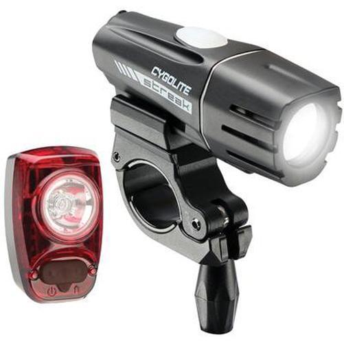 CYGOLITE Streak 450 Headlight & Hotshot Sl 50 Usb Taillight Bike Light Set-Pit Crew Cycles