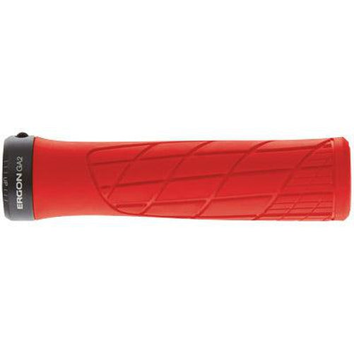 ERGON Ga2 One Size Risky Red Grips-Pit Crew Cycles