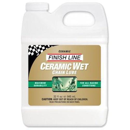 FINISH LINE Ceramic Wet Lube 32 oz. Bottle-Pit Crew Cycles
