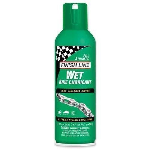 FINISH Line Wet Lube C00080101 Aerosol 8 Oz-Pit Crew Cycles