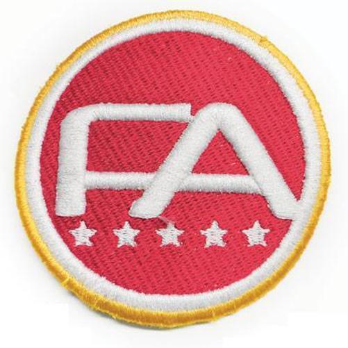FREE AGENT Bmx Sew On Patch-Pit Crew Cycles