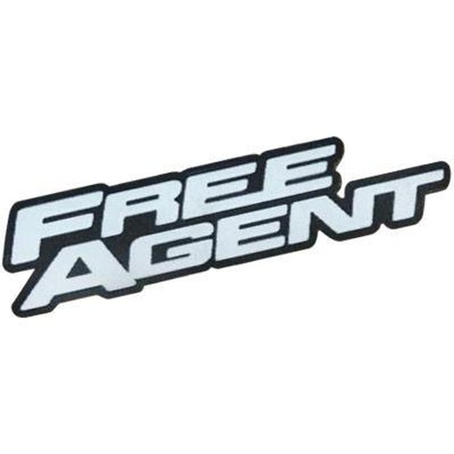 FREE AGENT Iron On Patch-Pit Crew Cycles