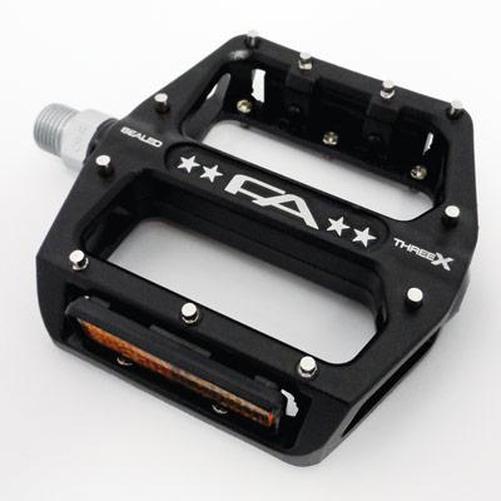 FREE Agent Sealed Bearing Platform Pedals Black 9/16-Pit Crew Cycles