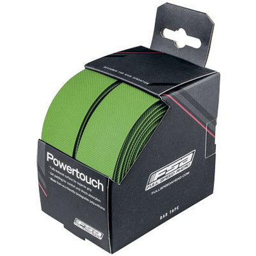 FSA Powertouch Handlebar Tape Synthetic Cork Hybrid Green-Pit Crew Cycles