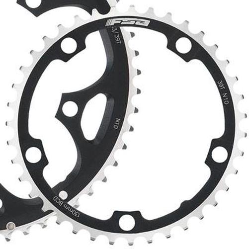 FSA Pro Road Chainrings 5 Arm 130Mm 10-11 Speed Black 39T-Pit Crew Cycles