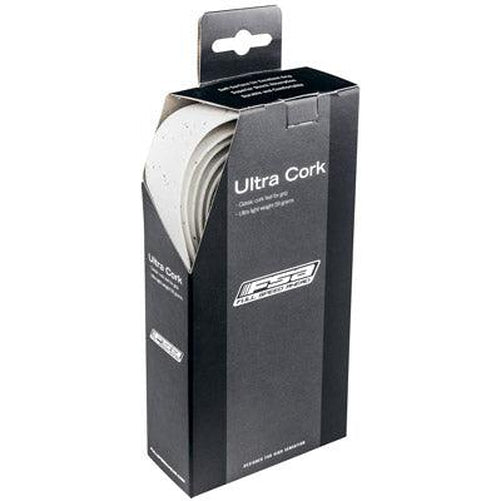 FSA Ultra Cork Handlebar Tape Synthetic Cork Hybrid White-Pit Crew Cycles