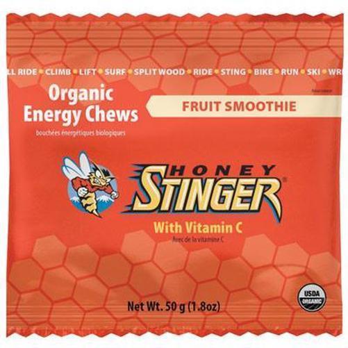 HONEY Stinger Organic Energy Chews 50G Box Of 12 Fruit Smoothie-Pit Crew Cycles