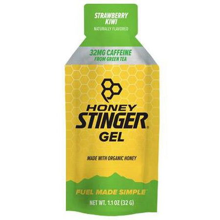 HONEY Stinger Organic Energy Gels 32G Box Of 24 Strawberry Kiwi-Pit Crew Cycles