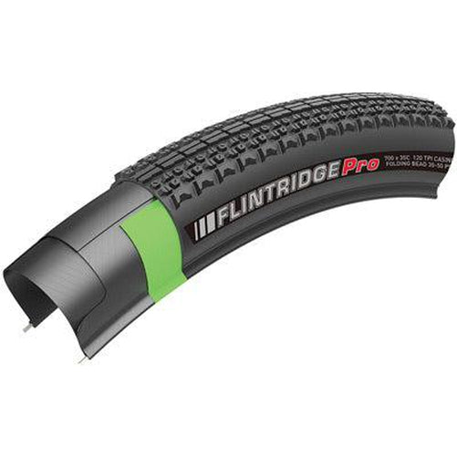 KENDA Flintridge Pro K1152 DTC GCT SCT Folding Tire 700c x 35 mm Black/Reflective-Pit Crew Cycles