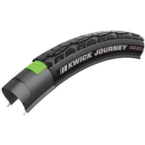 KENDA Kwick Journey Sport K1129 SRC K-Shield Wire Tire 26'' / 559 x 1.75'' Black/Reflective-Pit Crew Cycles