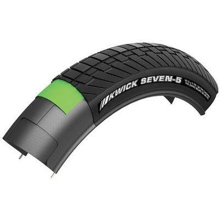 KENDA Kwick Seven5 Sport K1052 SRC K-Shield Wire Tire 650b / 27.5'' x 66 mm / 2.60'' Black/Reflective-Pit Crew Cycles
