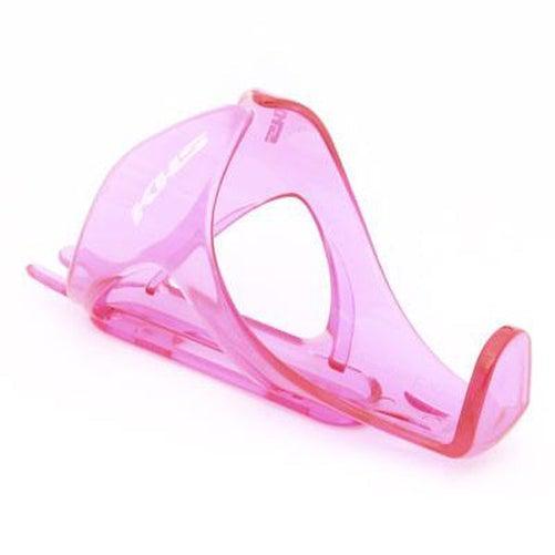 KHS Translucent Resin Water Bottle Cage Pink-Pit Crew Cycles