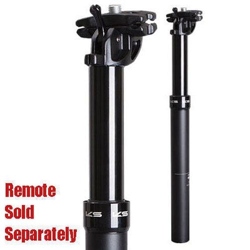 KINDSHOCK 2020 Eten-R (No Remote) Suspension Seatpost Black 31.6 mm x 445 mm x 125 mm-Pit Crew Cycles