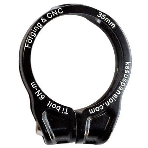 KINDSHOCK Ether Seatpost Clamp Black 32.0 mm-Pit Crew Cycles