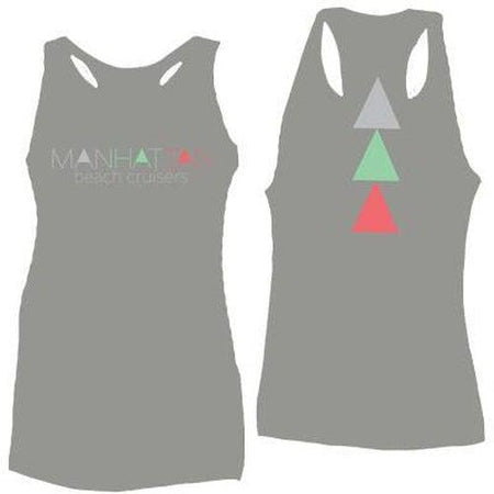 MANHATTAN Women's Gray Peak Tank Top SM-Pit Crew Cycles