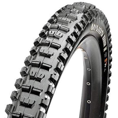 MAXXIS Minion DHR II Dual EXO TLR Rear Only Folding Tire 27.5'' x 2.40'' WT Gum Wall-Pit Crew Cycles