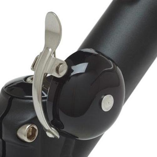 MIRRYCLE Striker Bicycle Bell Mounts On Top Cap Of Stem Black-Pit Crew Cycles