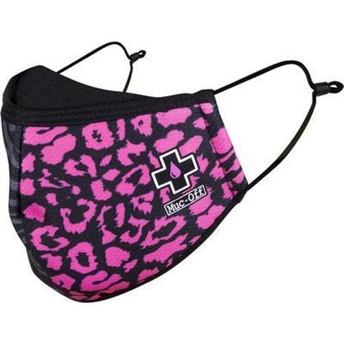 MUC-OFF Reusable Face Mask Pink Animal Print Large-Pit Crew Cycles