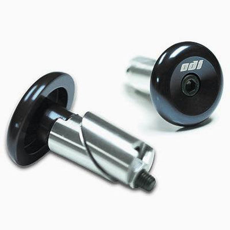 ODI Alloy Bar End Plugs Black Grips-Pit Crew Cycles