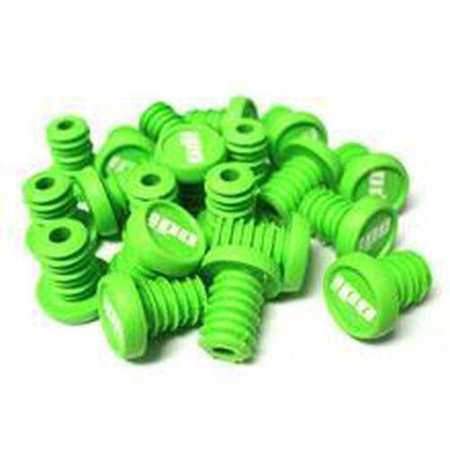 ODI Bmx Push-In Plugs Refill Pack Of 10 Green-Pit Crew Cycles