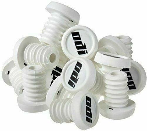 ODI Bmx Push-In Plugs Refill Pack Of 10 White-Pit Crew Cycles