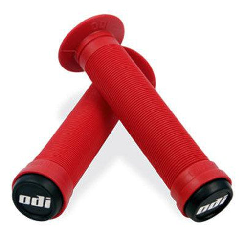 ODI Longneck St Bright Red Grips 143mm-Pit Crew Cycles