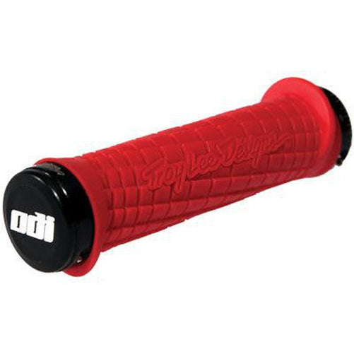 ODI Troy Lee Designs Lock-On Red Grips 130mm-Pit Crew Cycles