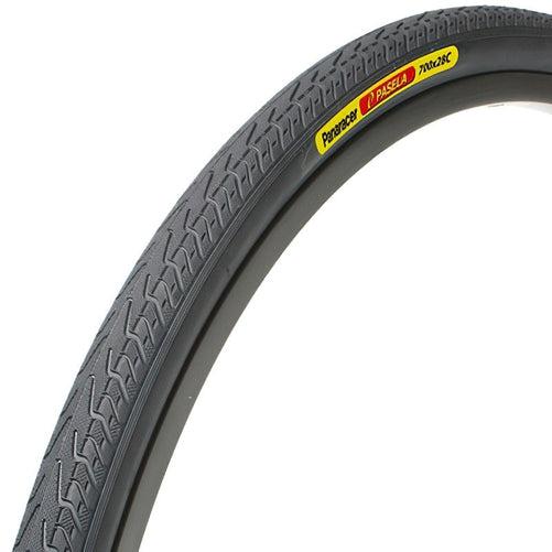 PANARACER Pasela Single 400D Extra Lite Cord Wire Tire 700c x 28 mm Black-Pit Crew Cycles