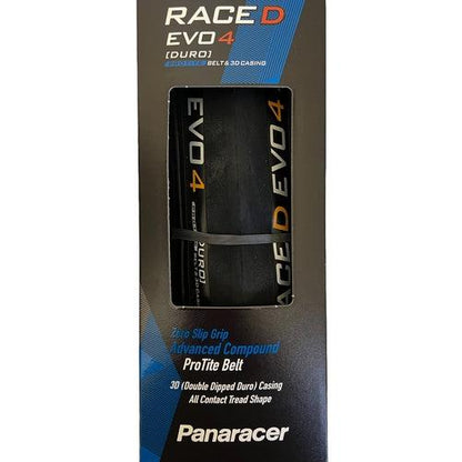 PANARACER RACE D EVO4 ZSG Advanced ProTite Belt/3D Casing Folding Tire 700c x 25 mm Black-Pit Crew Cycles
