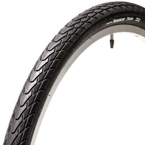 PANARACER Tour Single Wire Tire 700c x 35 mm Black/Reflective-Pit Crew Cycles
