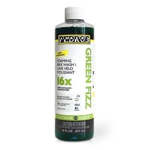 PEDRO'S Green Fizz 16X Concentrate 6132561 Cleaner Bottle 16 Oz-Pit Crew Cycles