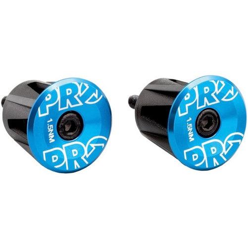 PRO Handlebar End Plugs Pair Blue-Pit Crew Cycles