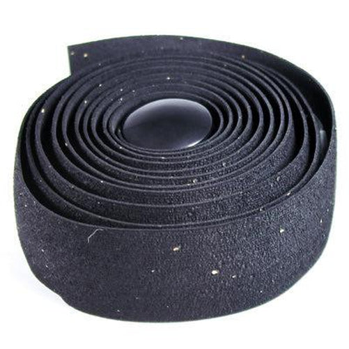 Q2 Classic Cork Handlebar Tape Black 185 cm-Pit Crew Cycles