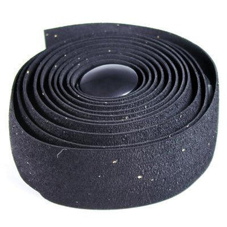 Q2 Classic Cork Handlebar Tape Black 185 cm-Pit Crew Cycles