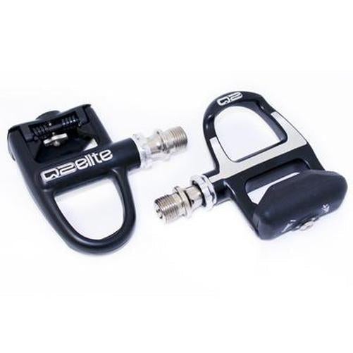 Q2 Clipless Sealed Bearing Road Pedals Black 9/16''-Pit Crew Cycles