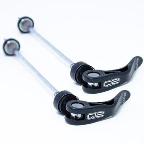 Q2 Fat Bike Quick Release Cromoly Skewers W/Alloy Levers-Pit Crew Cycles